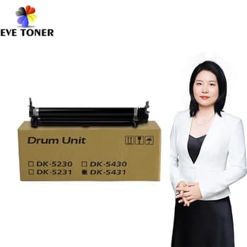 EVE Toner Compatible DK5430/DK5431/PA2100CX/2100CWX/MA2100CX/2100CFX Re-Manufactured Drum Units 24-Month Warranty for Kyocera