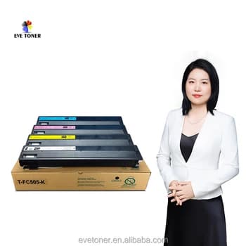 Compatible for Toshiba E Studio 2000AC 2500AC 2505AC 3005AC 3505AC 4505AC 5005AC Copier Toner Cartridge Set-T-FC505E T-FC505U TF